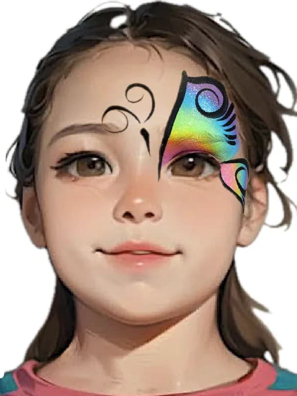 Face Painting station activation at a bar mitzvah, corporate event, or party in NYC and Connecticut