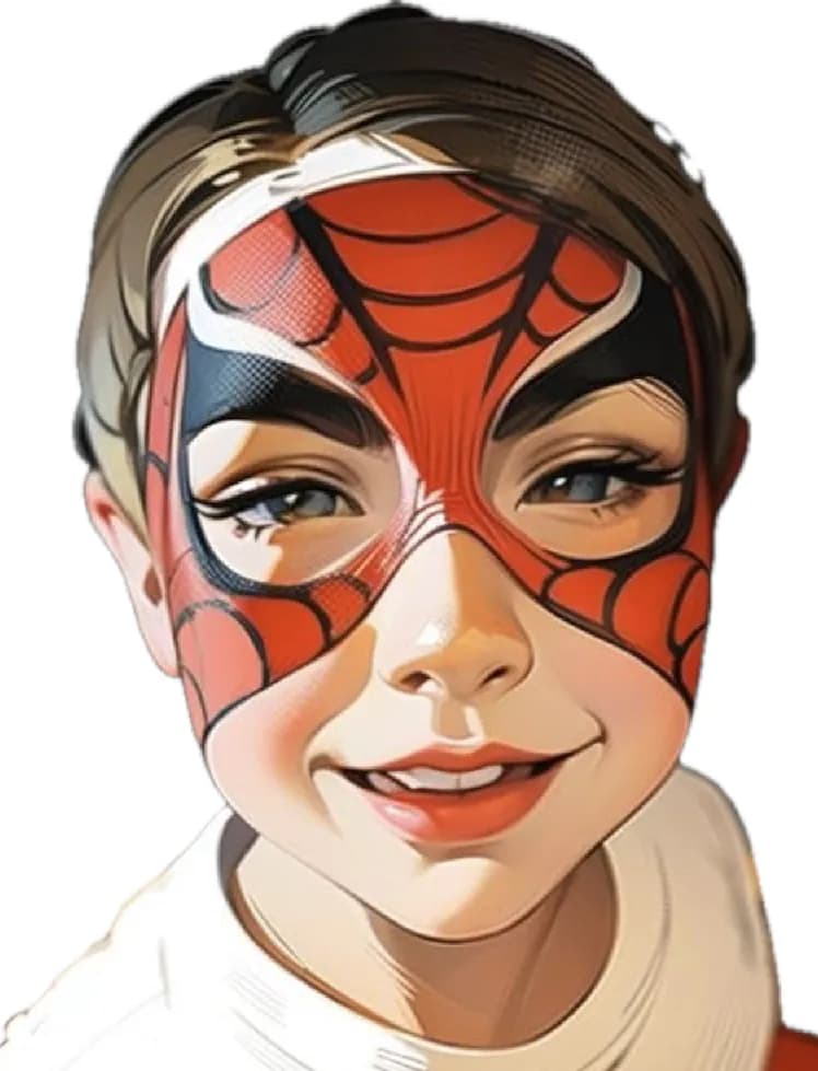 Guests at a Face Painting station at a Nicholson Events celebration