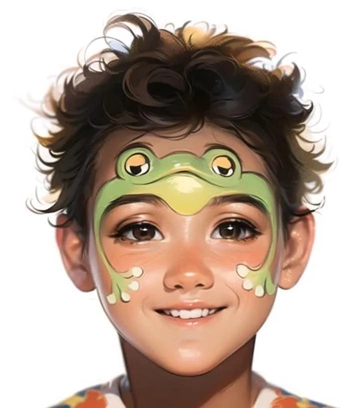 Face Painting station activation at a bar mitzvah, corporate event, or party in NYC and Connecticut