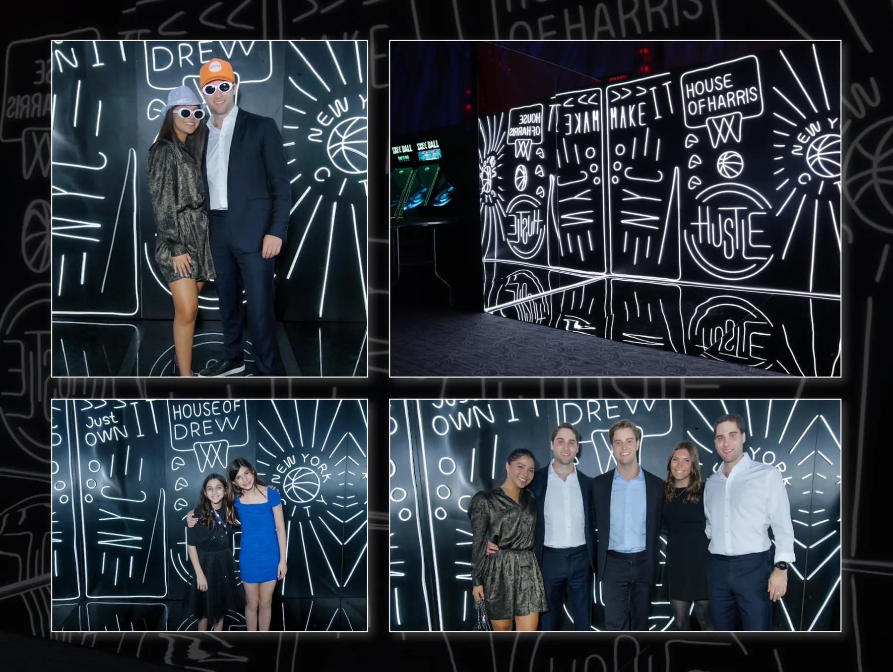 Neon Wall photo experience at a corporate event in New York City